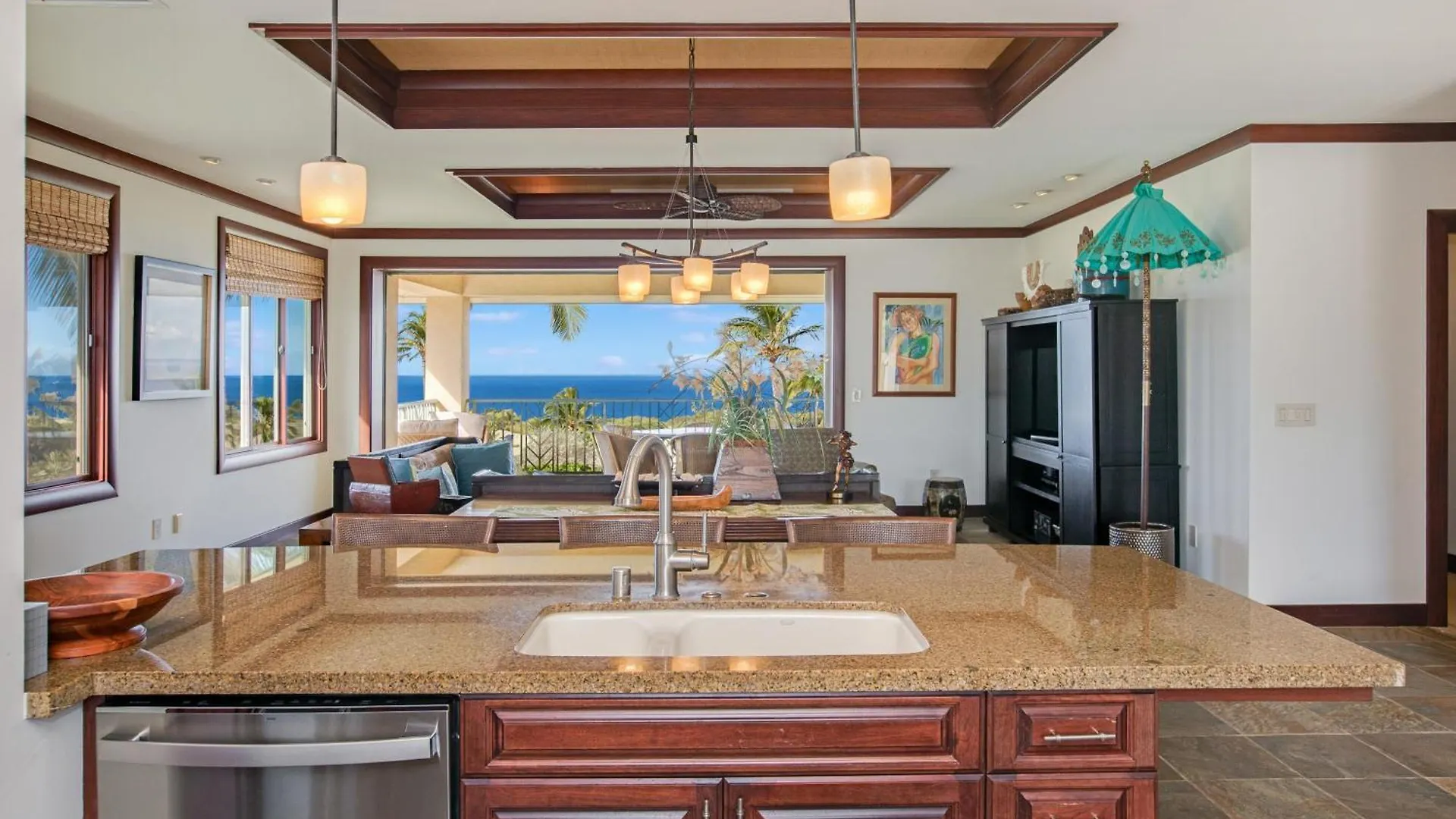 Ocean Breeze Panoramic Ocean View Mauna Kea Resort Optional Privileges Waimea  USA